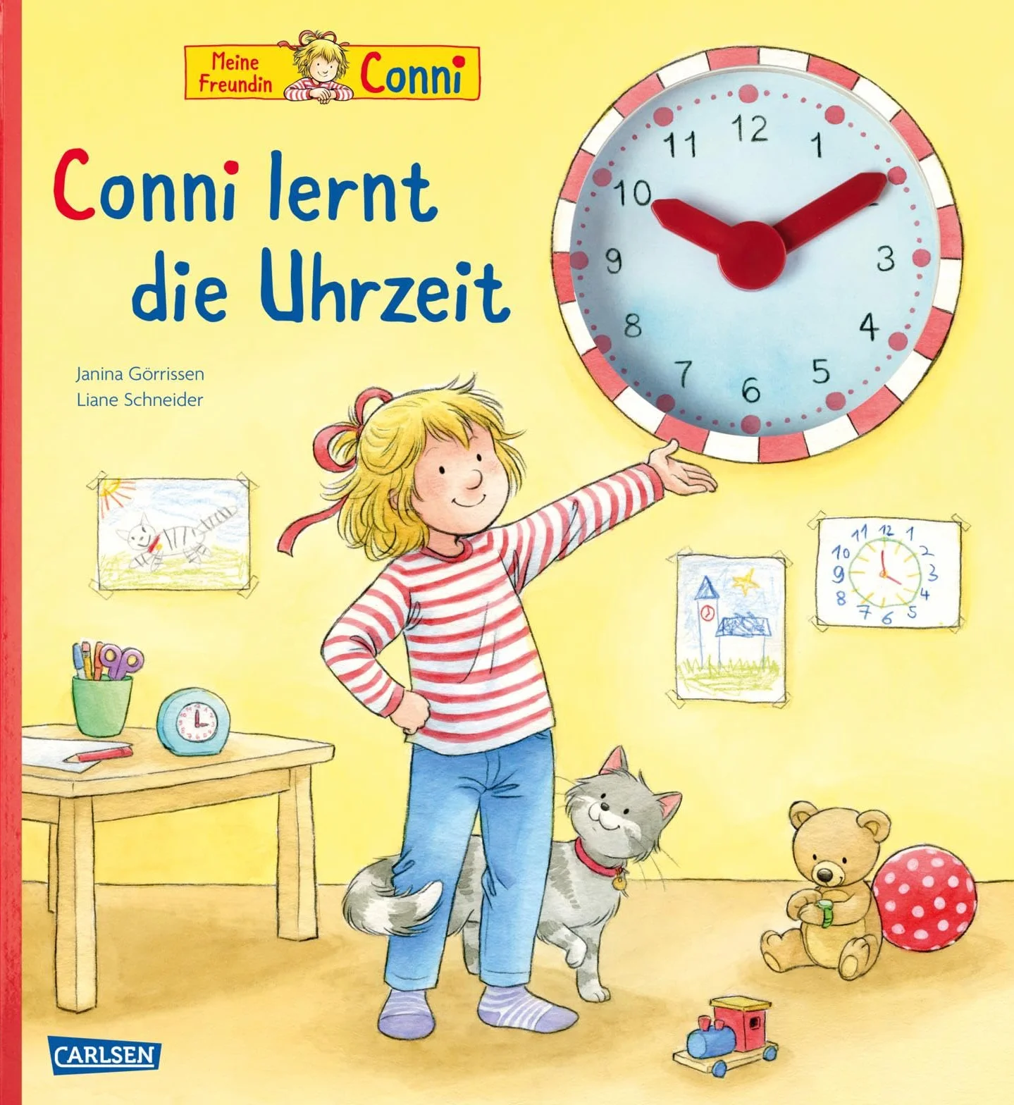 Conni-Bilderbücher: Conni lernt die Uhrzeit: Kinderbeschäftigung ab 5 Jahren