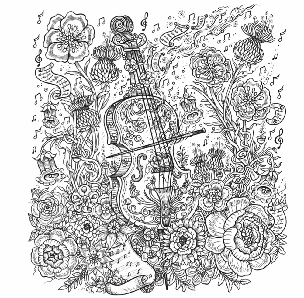 Flower Fantasy: A Colouring Journey Through Fantastic Florals