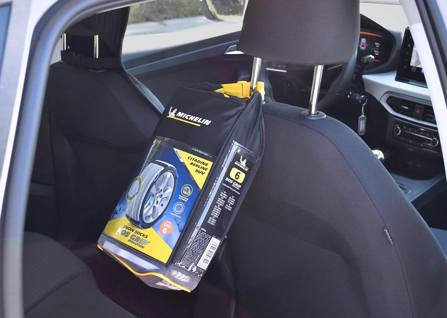 Michelin 008417 Łańcuchy tekstylne z instrukcją montażu z opakowaniem do przechowywania z rękawicami ochronnymi