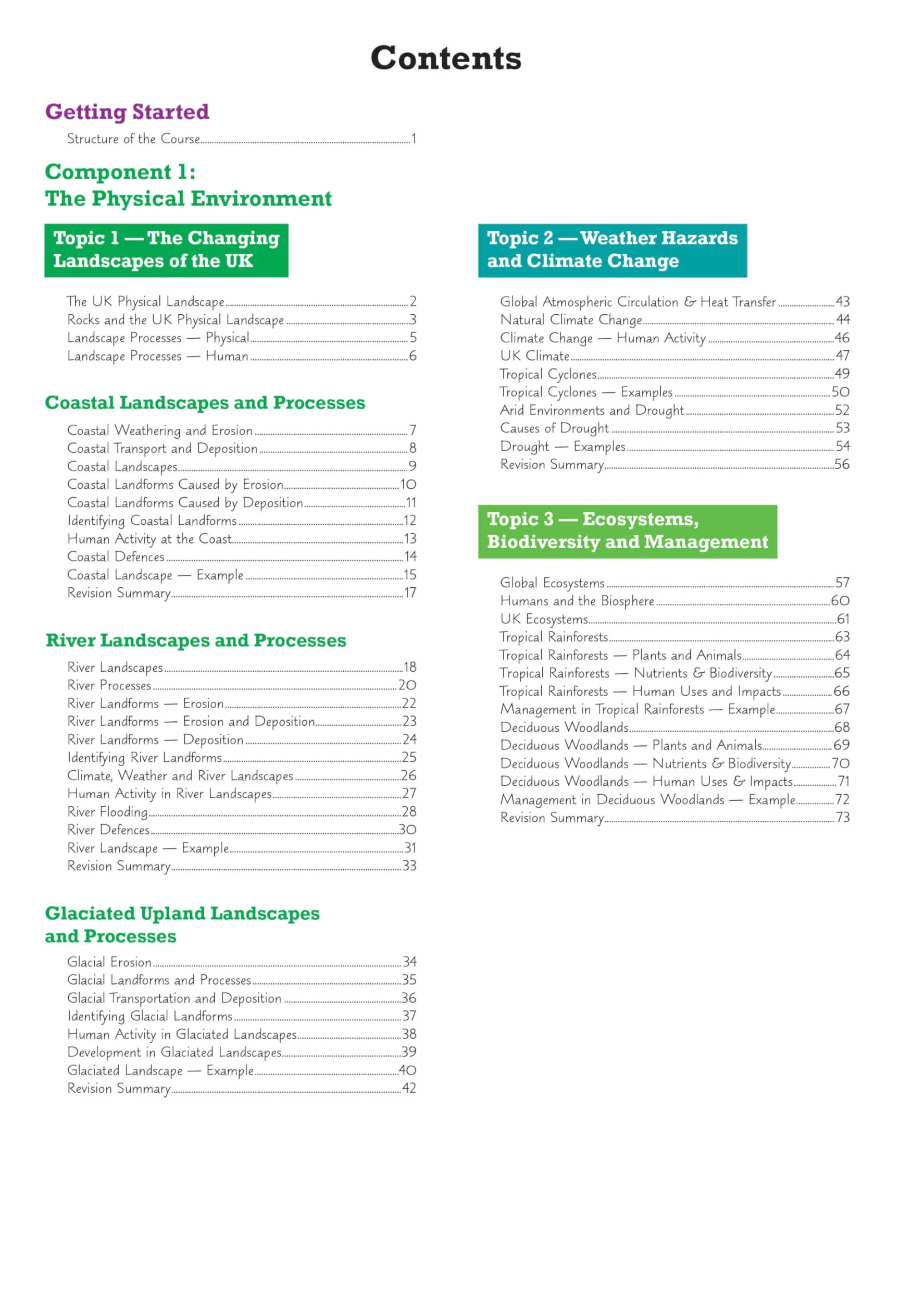 GCSE Geography Edexcel A Revision Guide includes Online Edition