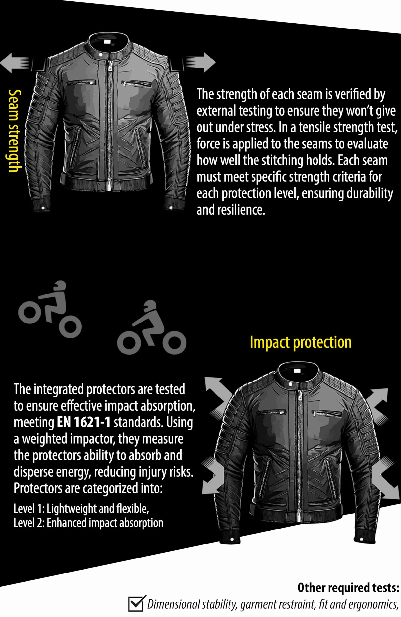 Kurtka motocyklowa męska skóra z pancerzem Marlon Brando Perfecto retro chopper CE Armor biker EN 1621-1 Texpeed Czarny XL