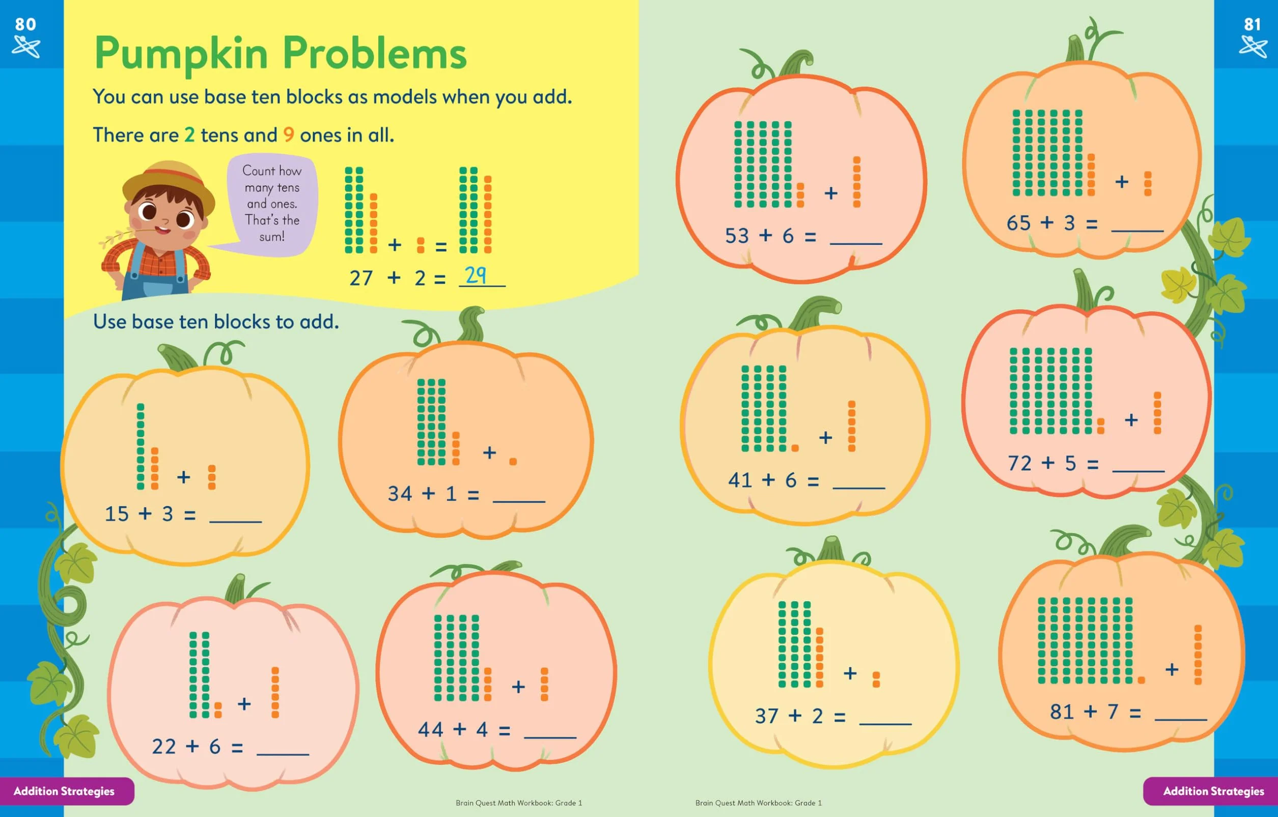 Brain Quest Math Workbook: 1st Grade