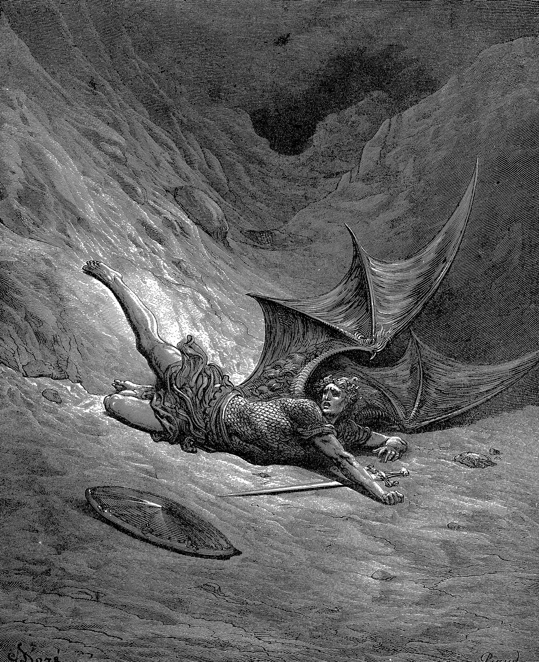 Dore's Illustrations for Paradise Lost