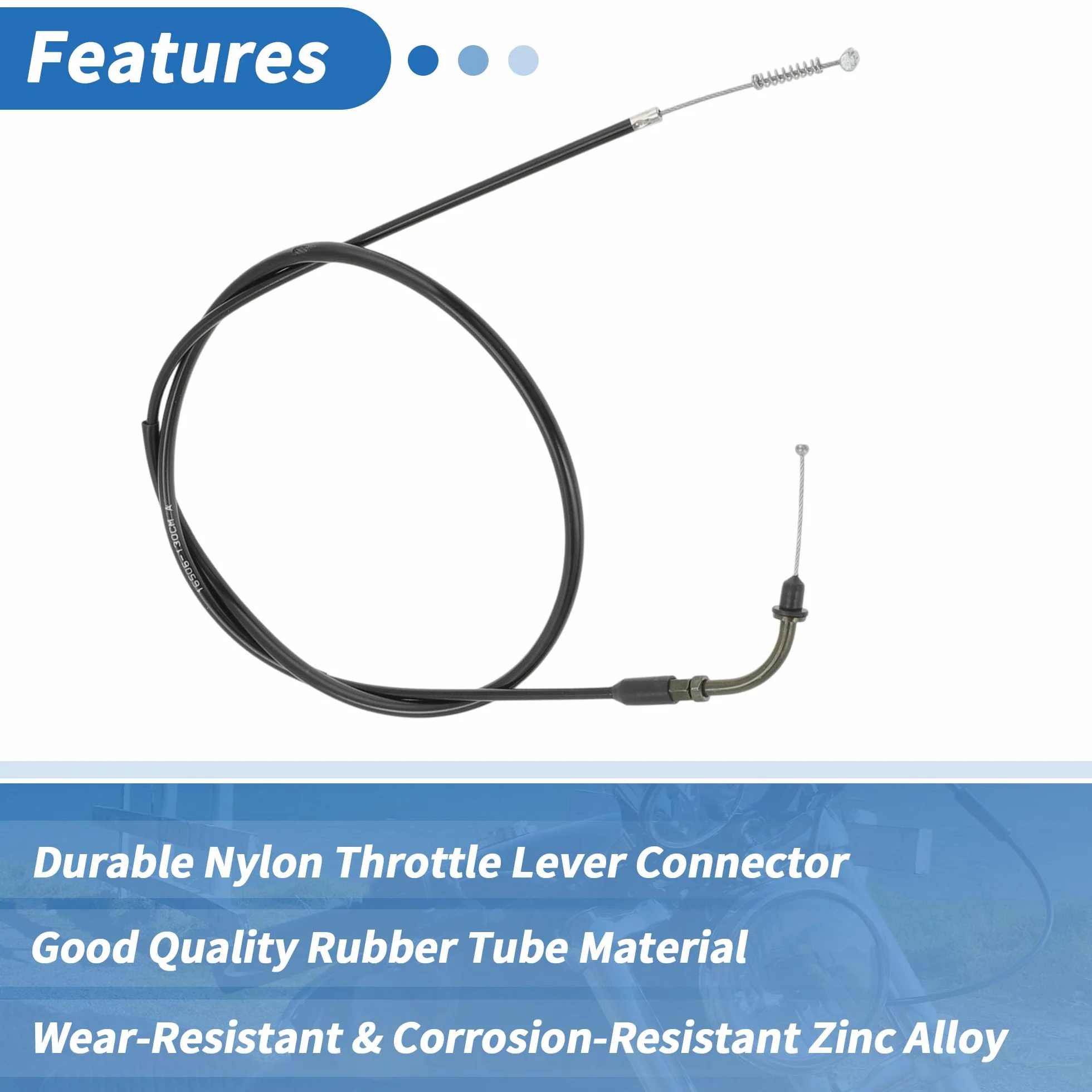 Kabel przepustnicy motocyklowej 130 cm nr 8831200 kabel sterujący przepustnicą do Harley Sportster XL883 XL1200 2002-2014