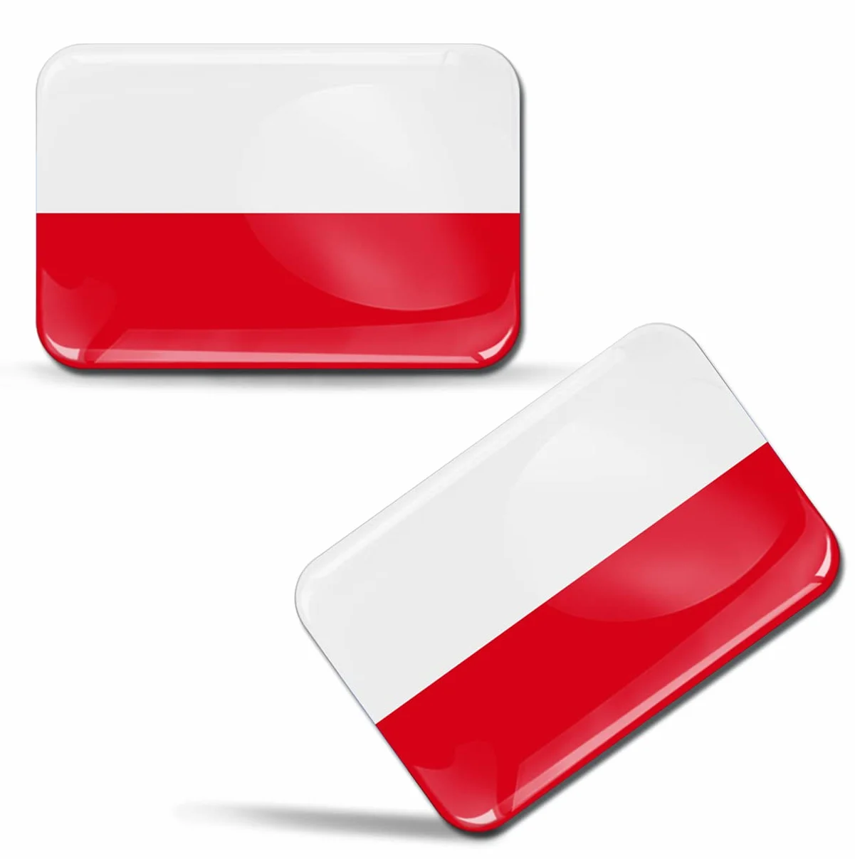 2 x naklejka 3D Polska polska flaga F 118