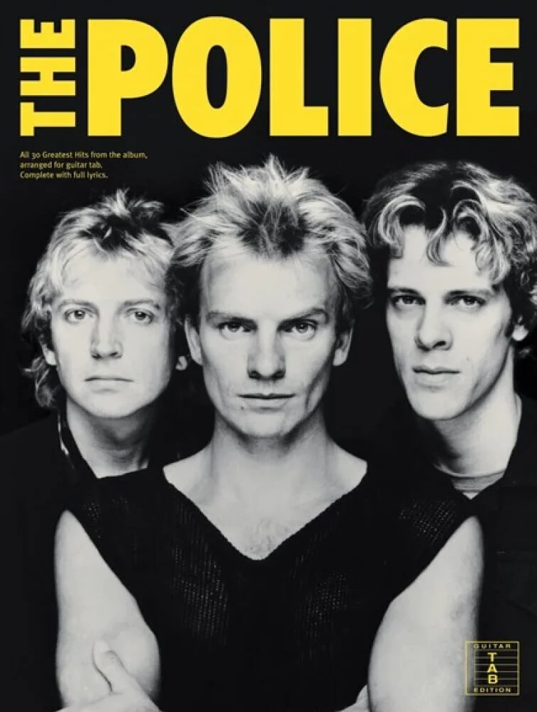 The police - greatest hits - 30 titres - arranges pour guitar tab - complet avec full lyrics.