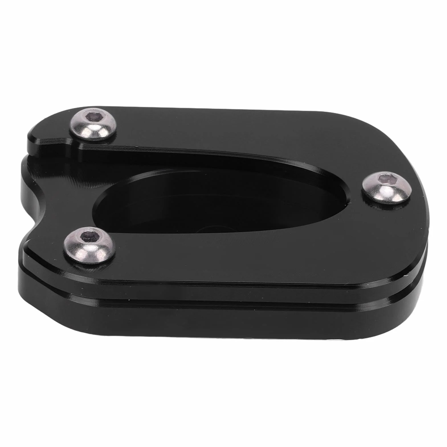 Podpórka Motocyklowa ze Stopu Aluminium Podpórka Boczna Motocykla Zamiennik dla Enfield Meteor 350 2021-2023 (BLACK)