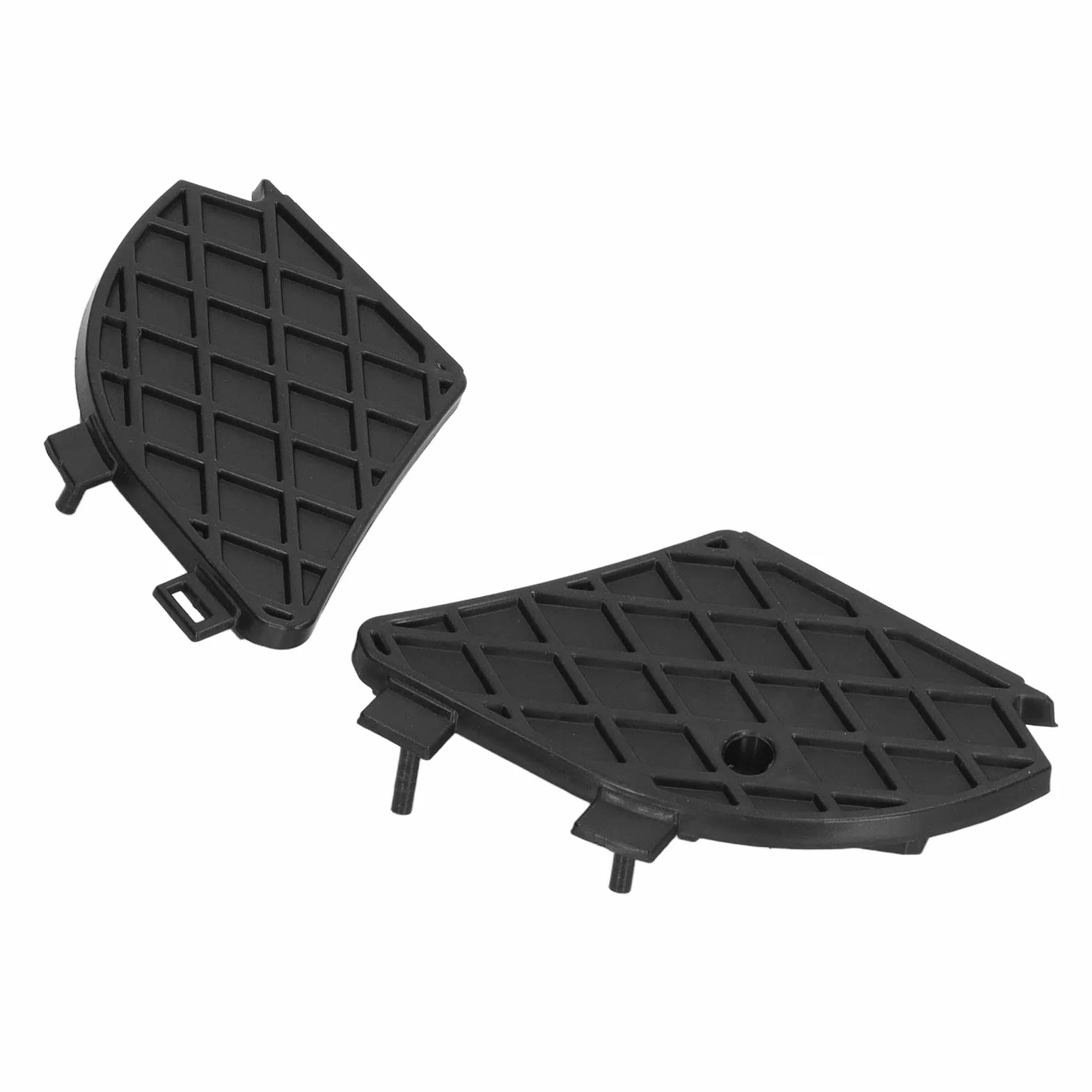 Dolny Grill Przedniego Zderzaka, 1 para Wysokiej Twardości ABS Przednie światło Przeciwmgielne Osłona Grilla 2108850153 Zamiennik dla Klasy E W210