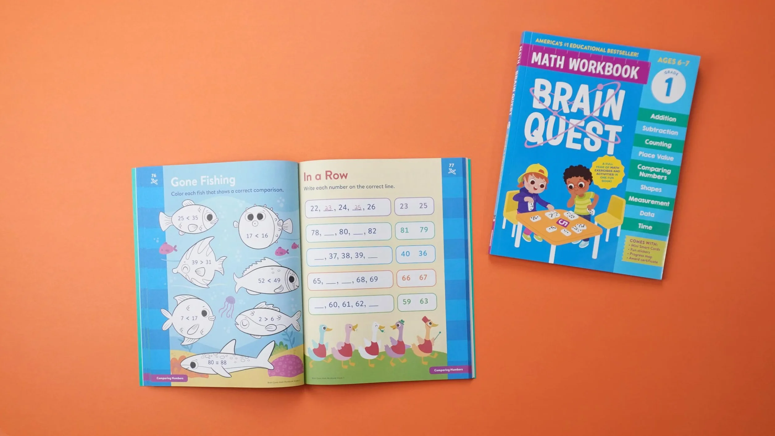 Brain Quest Math Workbook: 1st Grade