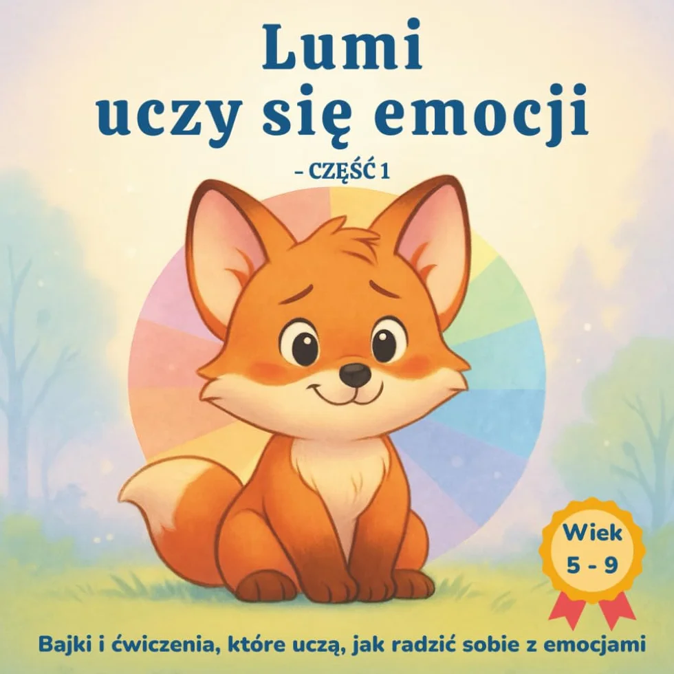 Lumi uczy się emocji – Tom 1: Radość, Złość, Strach i Smutek – Bajki i ćwiczenia, które pomagają dzieciom rozumieć uczucia