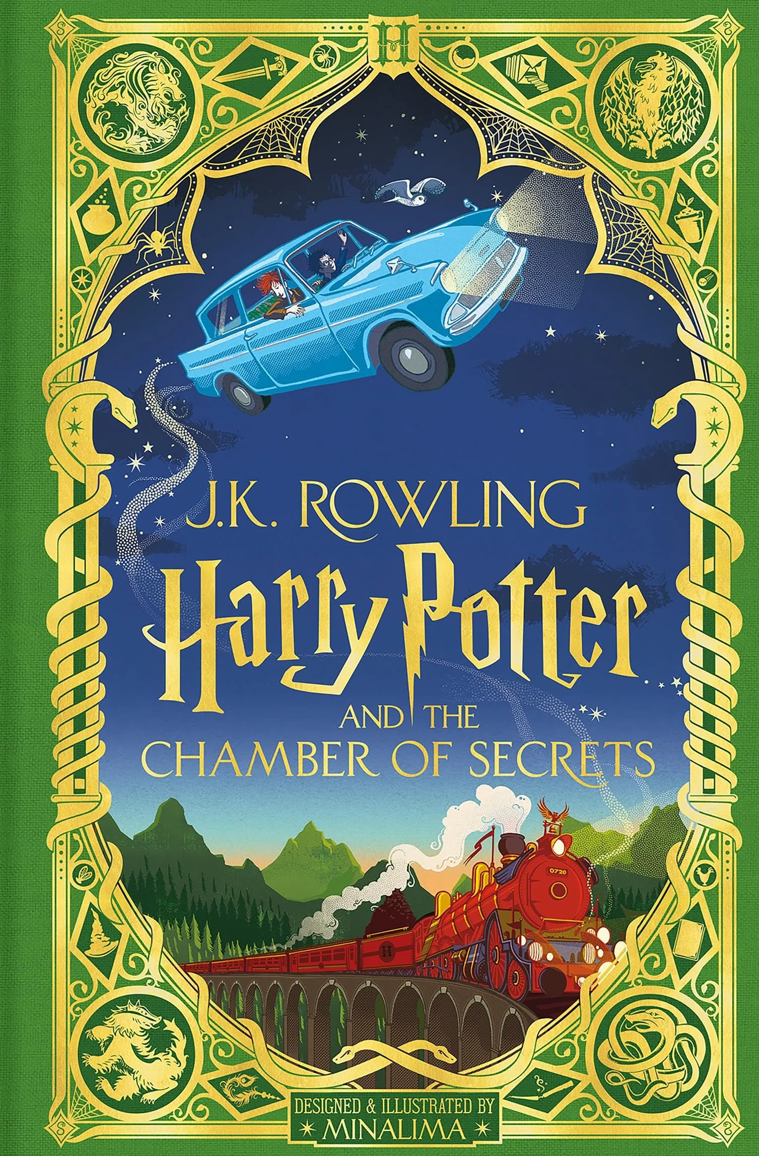 Harry Potter and the Chamber of Secrets: Minalima Illustrated Edition: A sumptuously illustrated gift book with magical interactive surprises