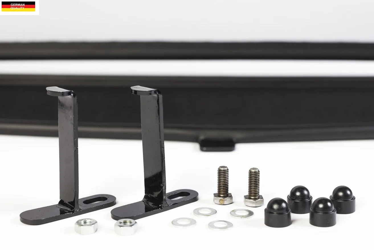GermanTuningParts Windschott do Mercedes SL R230 2001-2011 - składany - czarny | owiewka | blokada wiatru | Deflektor wiatru