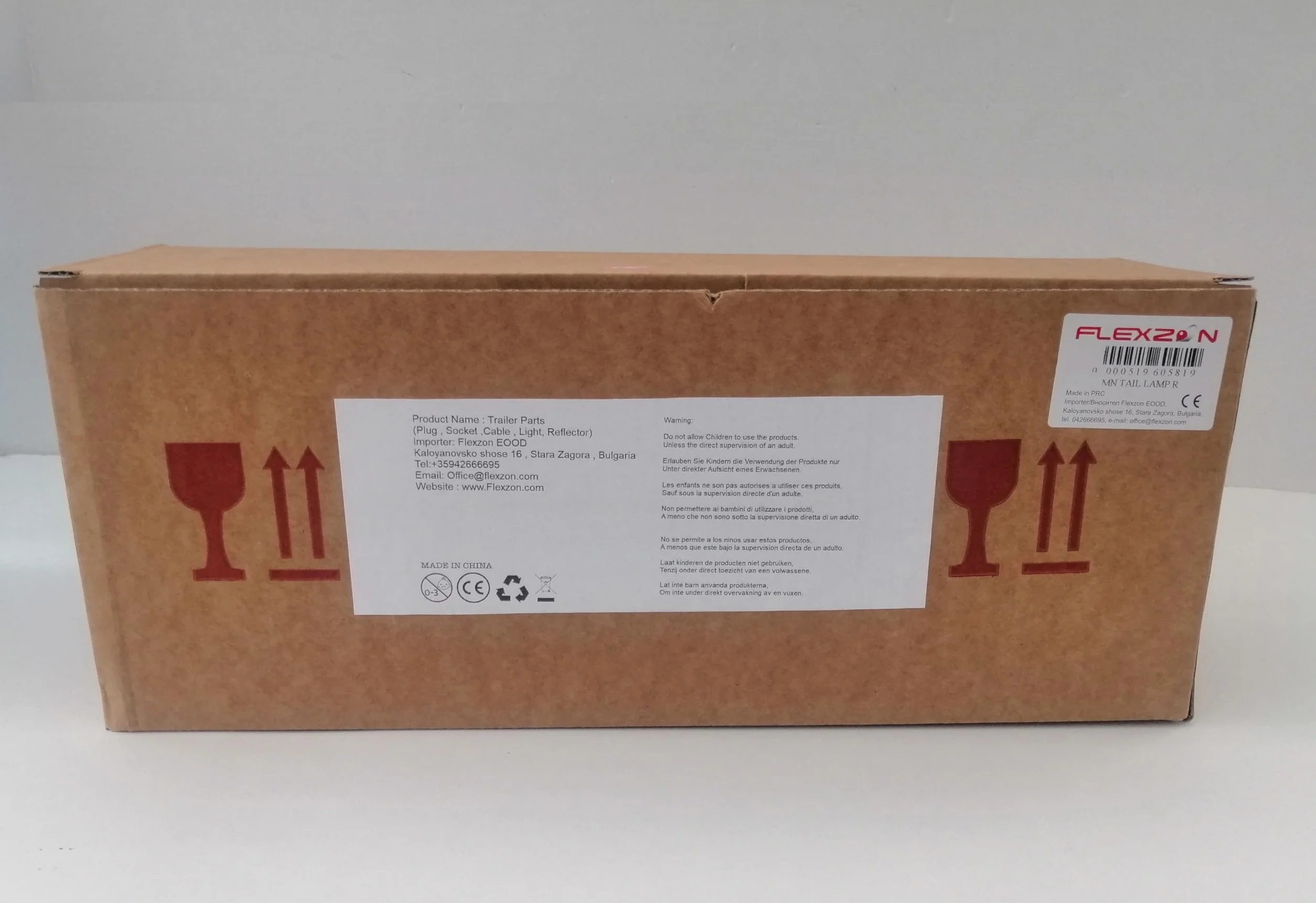 Lampa błyskowa LED zielona 12 V - 24 V DIN R65 IP56 do ciężarówek