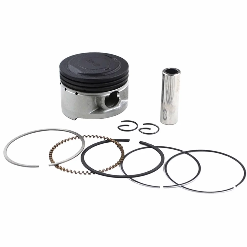 49mm 49.25mm 49.5mm 49.75mm 50mm tłok motocyklowy i zestaw pierścieni do YAMAHA XV250 XV 250 XC125 XC 125 (Color : Piston kit 49.5mm)