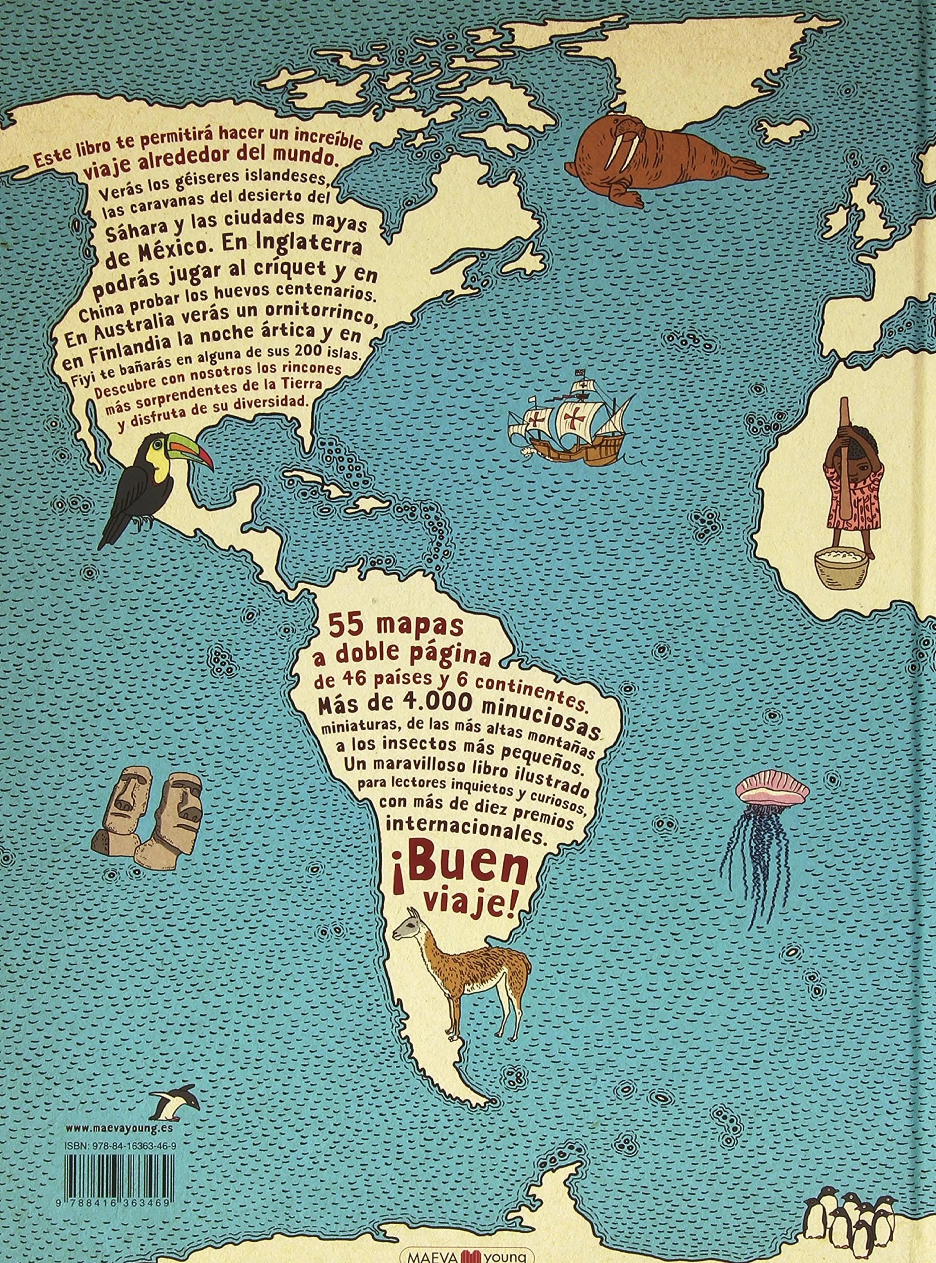 Atlas del mundo: Un insólito viaje por las mil curiosidades y maravillas del mundo