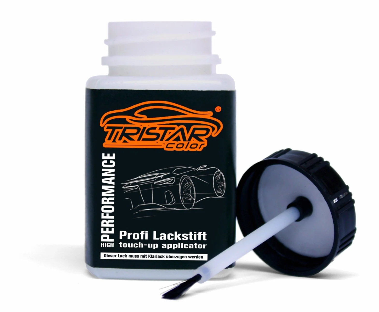 TRISTARcolor Lakier do motocykli Zestaw sztyftów Touch-up Yamaha DPBMU Ocean Blue Metallic Lakier bazowy bezbarwny 50ml
