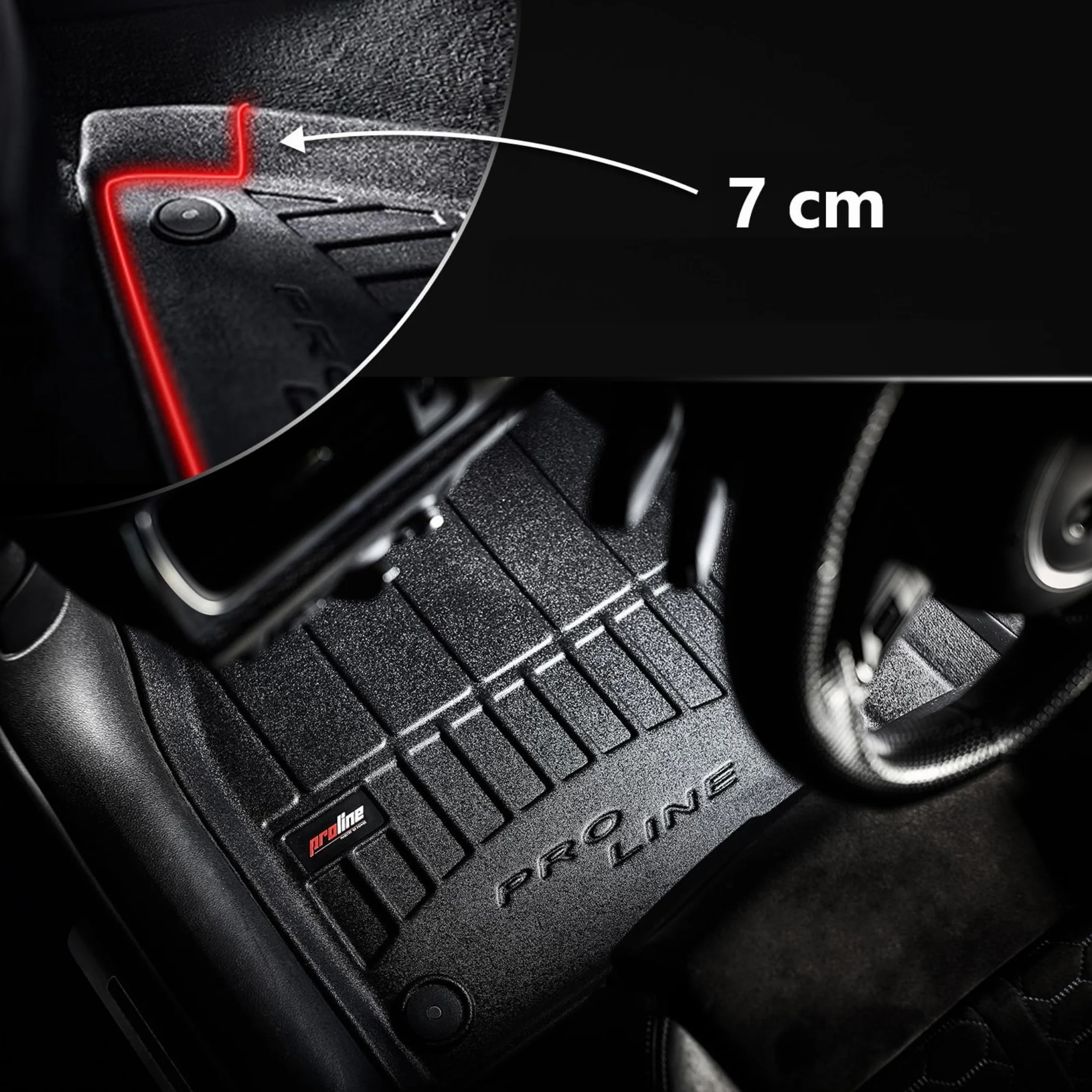 FROGUM ProLine 3D Zestaw gumowe dywaniki samochodowe mata bagażnika logo Honda HR-V III