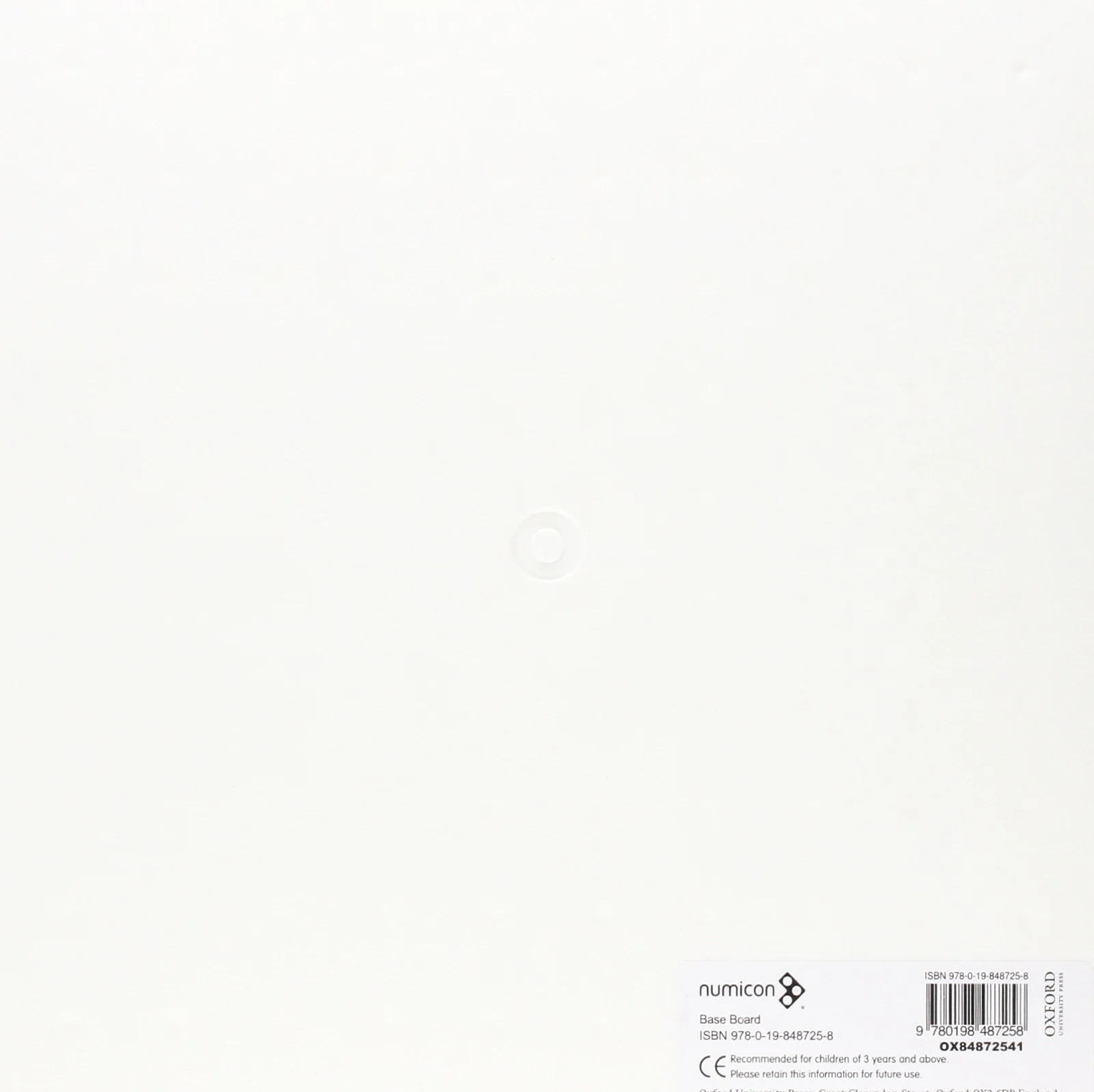 Numicon: 100 Square Baseboard