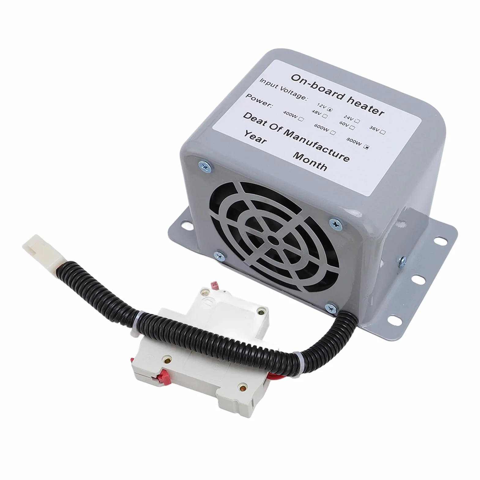 Podgrzewacz Samochodowy 12 V 800 W 2-otworowy Zestaw do Odmrażania Przedniej Szyby