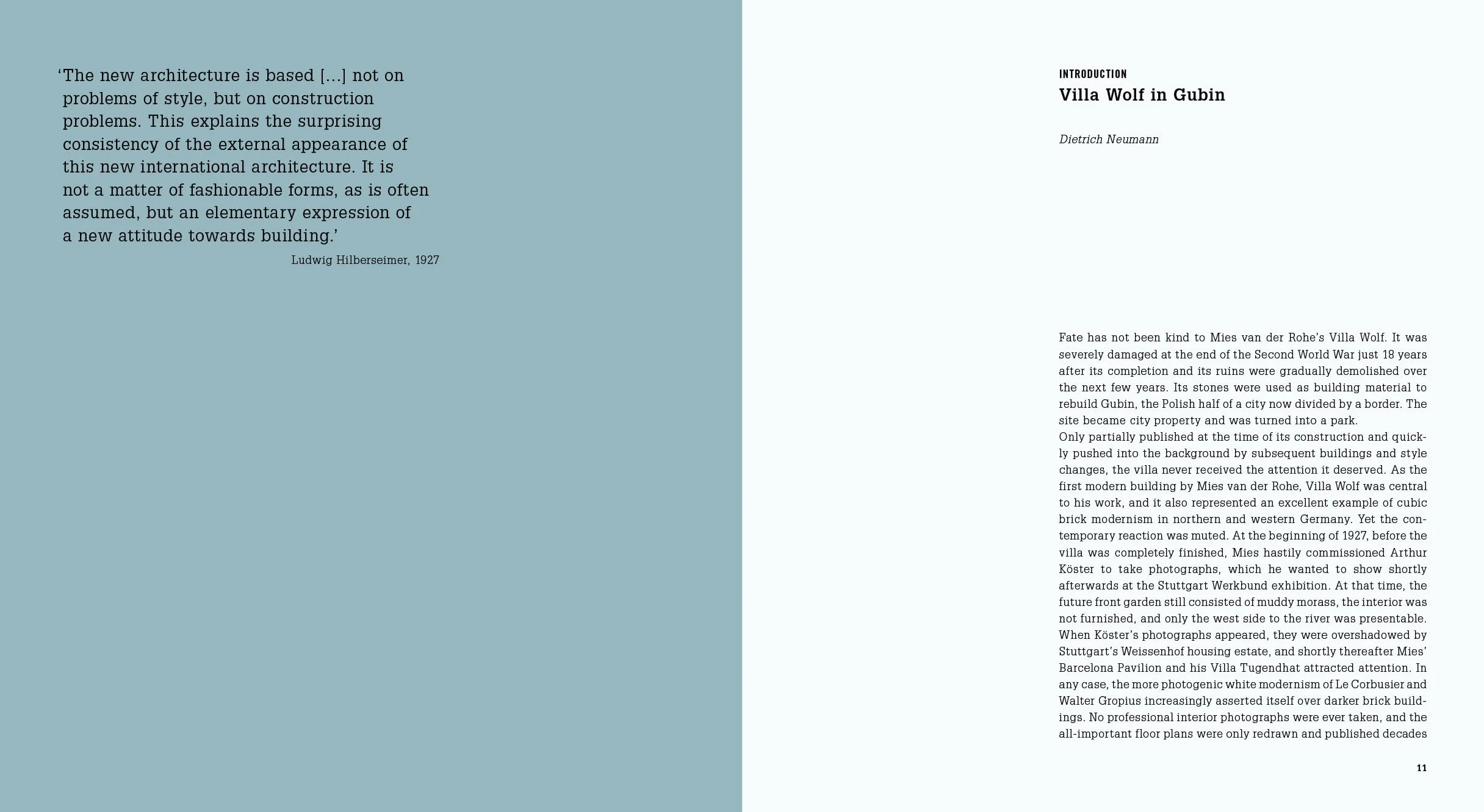Ludwig Mies Van Der Rohe. Villa Wolf in Gubin: History and Reconstruction: 174