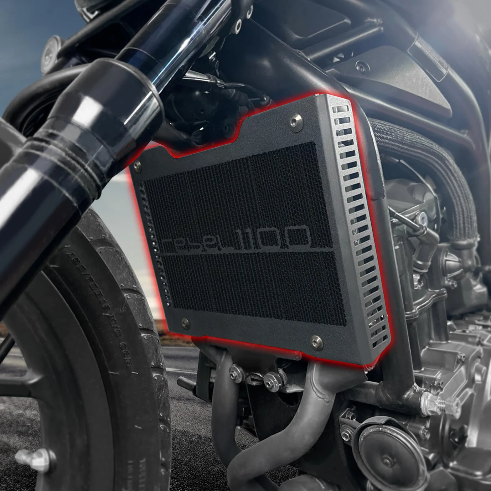 Osłona chłodnicy motocyklowej do Honda CMX1100 REBEL1100 2021-2025
