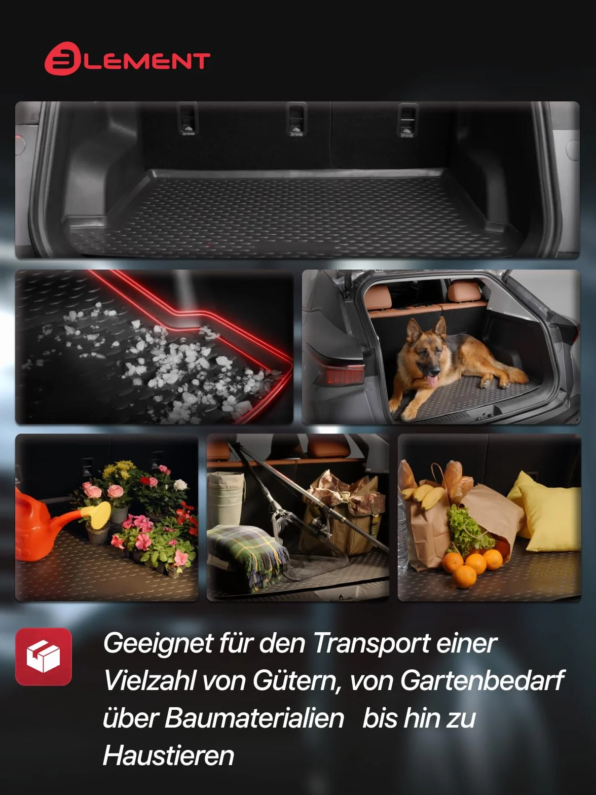 Gumowa wkładka do bagażnika Audi A6 C5 Avant (4B) kombi