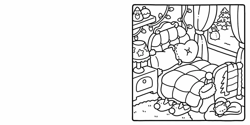 Dulce Navidad: Un mundo adorable para colorear y relajarse