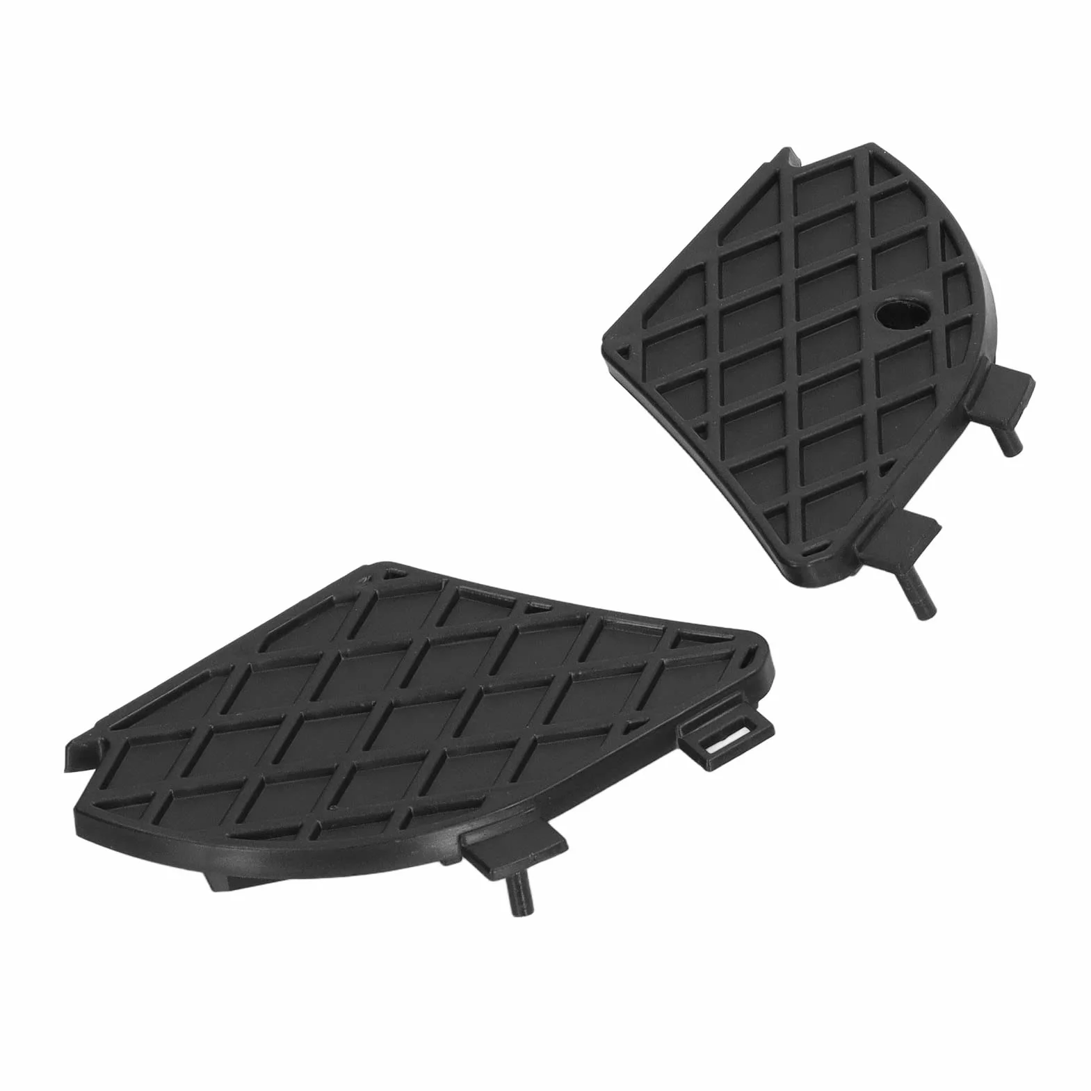 Dolny Grill Przedniego Zderzaka, 1 para Wysokiej Twardości ABS Przednie światło Przeciwmgielne Osłona Grilla 2108850153 Zamiennik dla Klasy E W210
