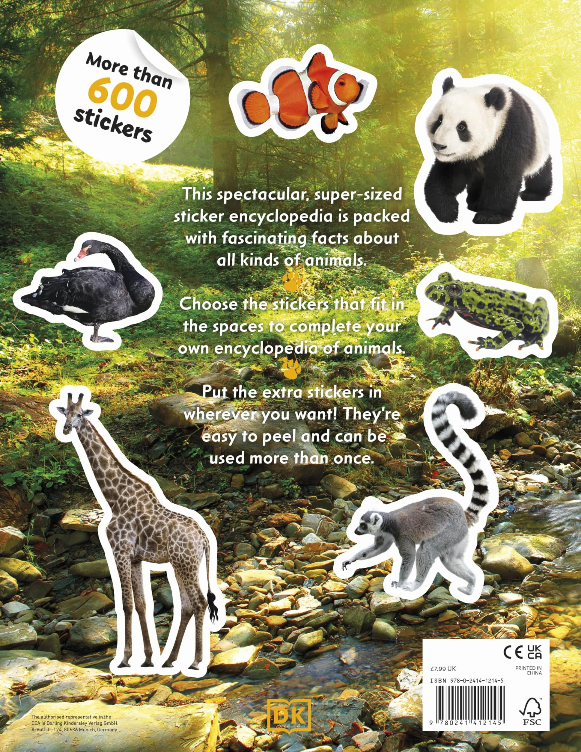 Sticker Encyclopedia Animals (Sticker Encyclopedias)