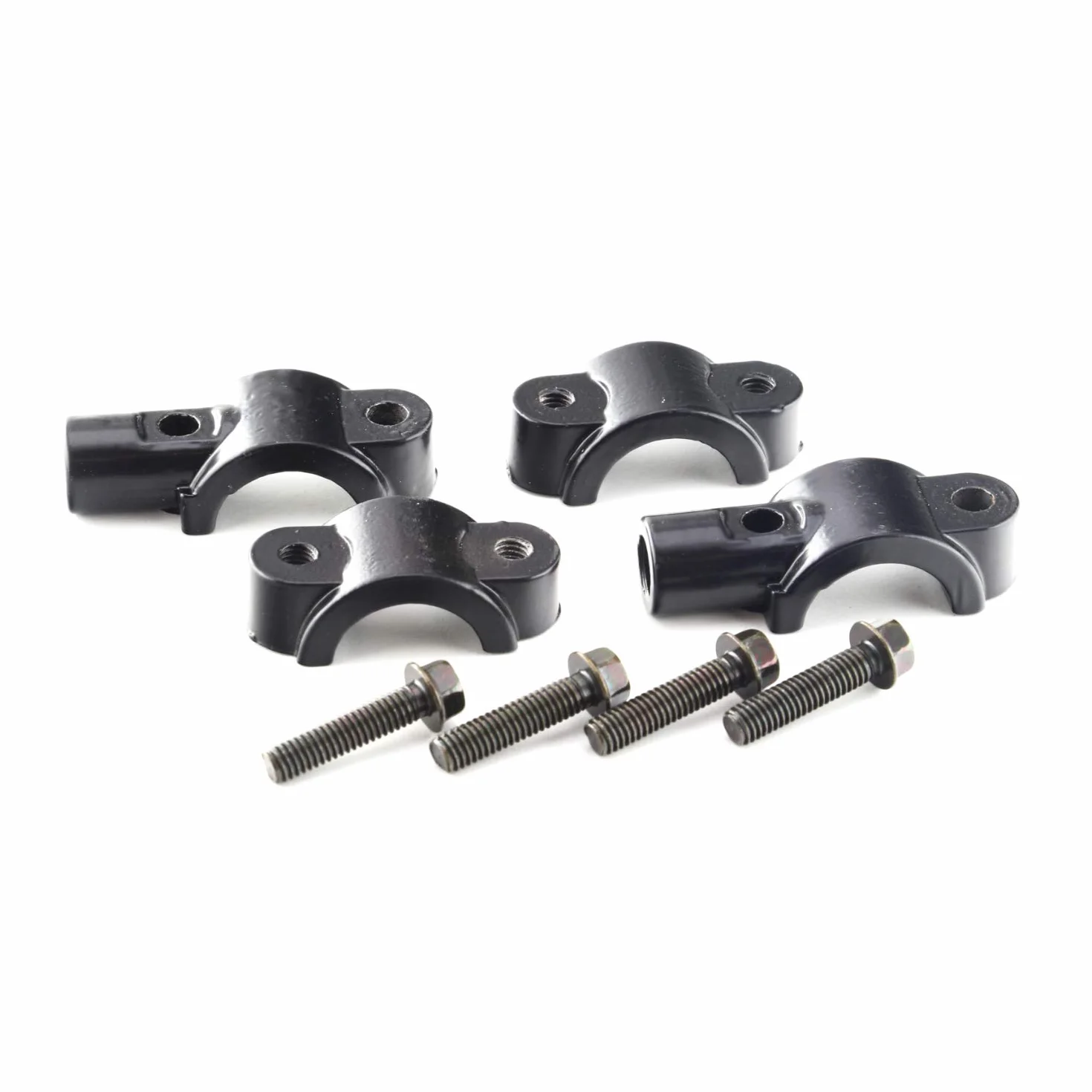 Area1 Uchwyt na lusterko wsteczne do motocykla, 2 x M10, gwint prawy 7/8", kompatybilny z Mondial