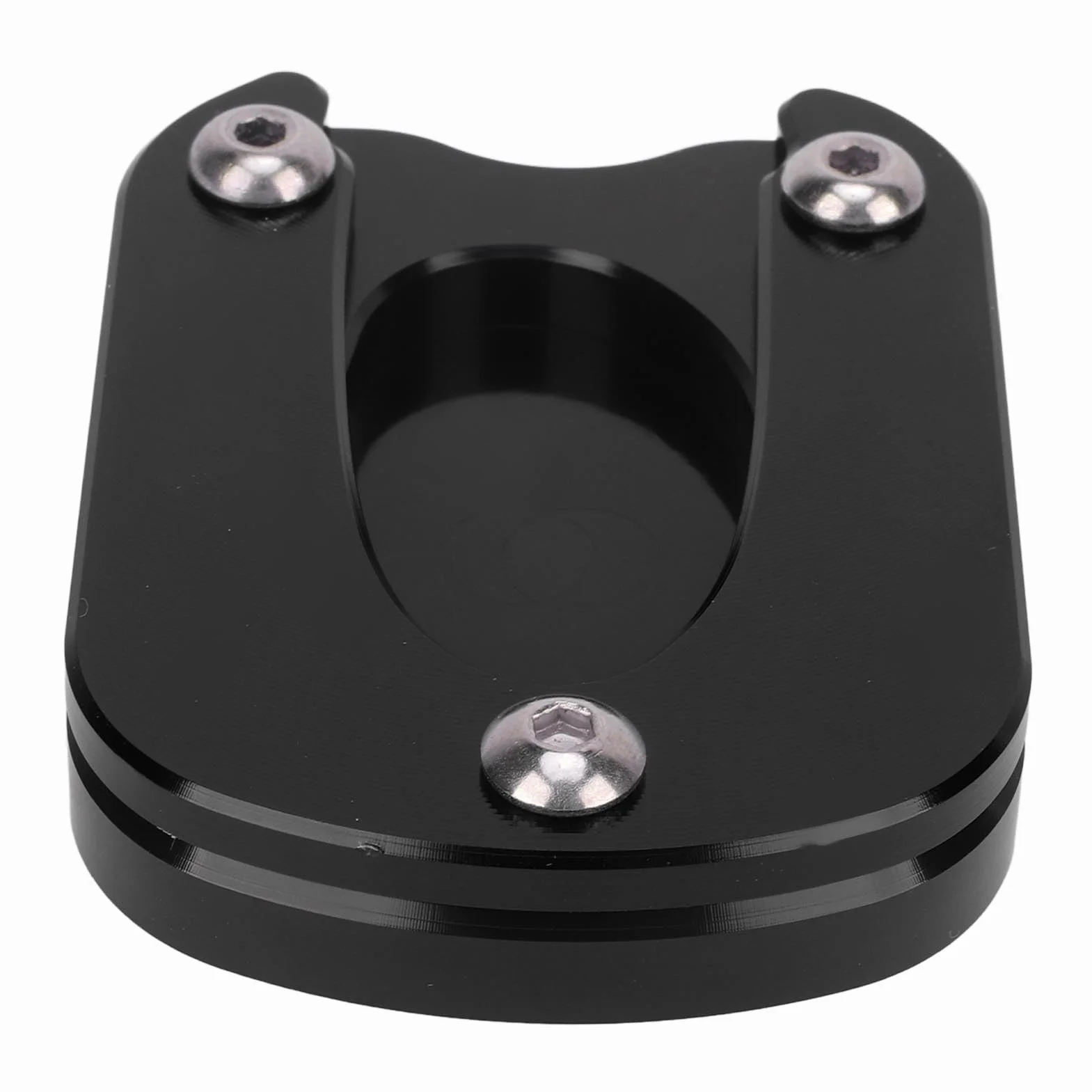 Podpórka Motocyklowa ze Stopu Aluminium Podpórka Boczna Motocykla Zamiennik dla Enfield Meteor 350 2021-2023 (BLACK)