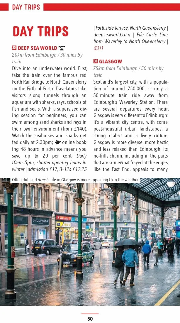 Edinburgh Marco Polo Pocket Travel Guide - with pull out map