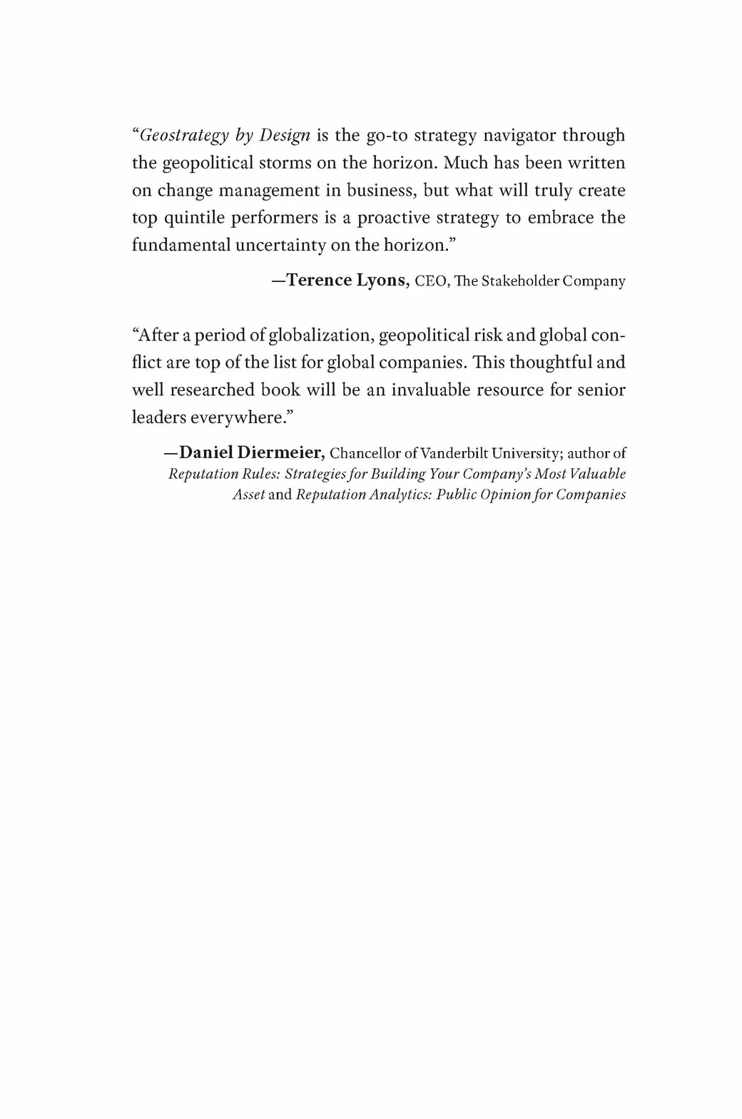 Geostrategy by Design: How to Manage Geopolitical Risk in the New Era of Globalization
