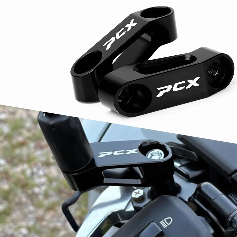 Lusterko wsteczne motocyklowe Modeer do PCX 125 150 160, czarne