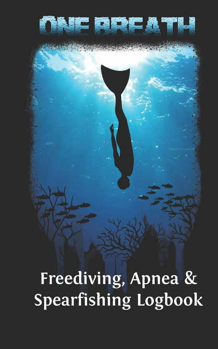 Freediving, Apnea & Spearfishing Logbook: Log Book DiveLog for breath-hold diving - English Version