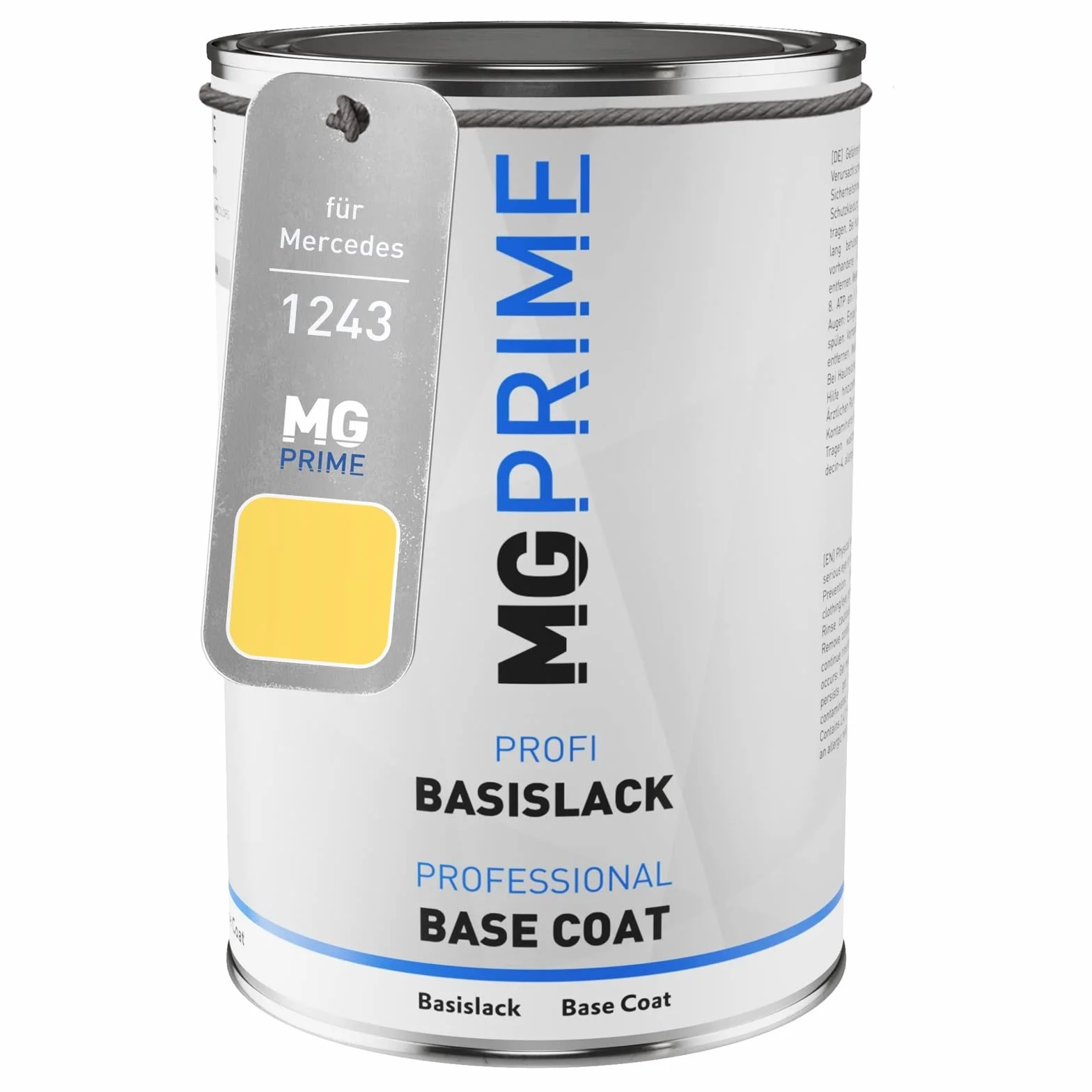MG PRIME Lakier samochodowy Puszka gotowa do natrysku dla Mercedes 1243 Calcitgelb/Calcite Yellow Lakier bazowy 1.0 litr 1000ml