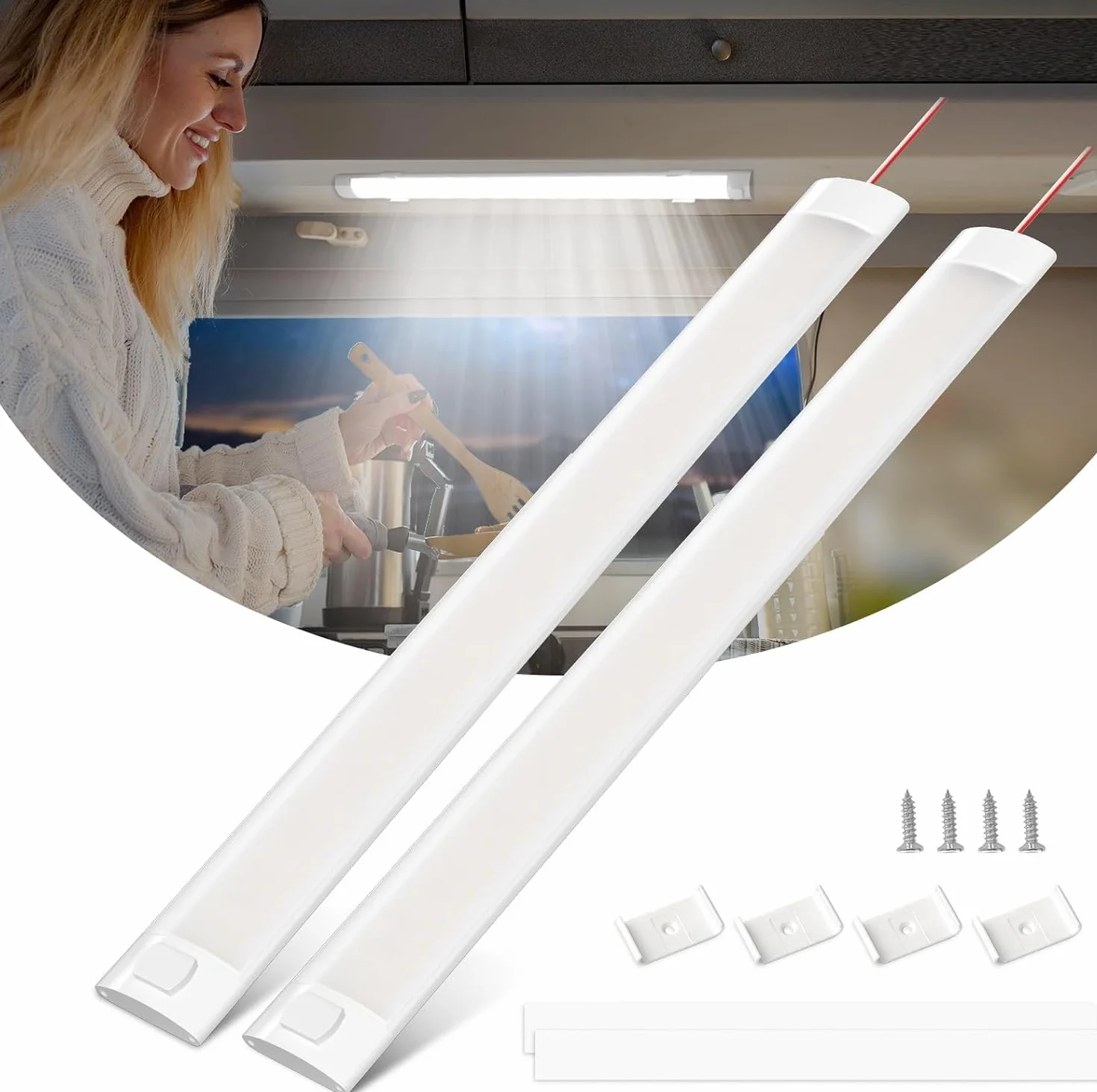 Bonlux 12V Taśma LED 120 diod 6000K do kampera furgonetki