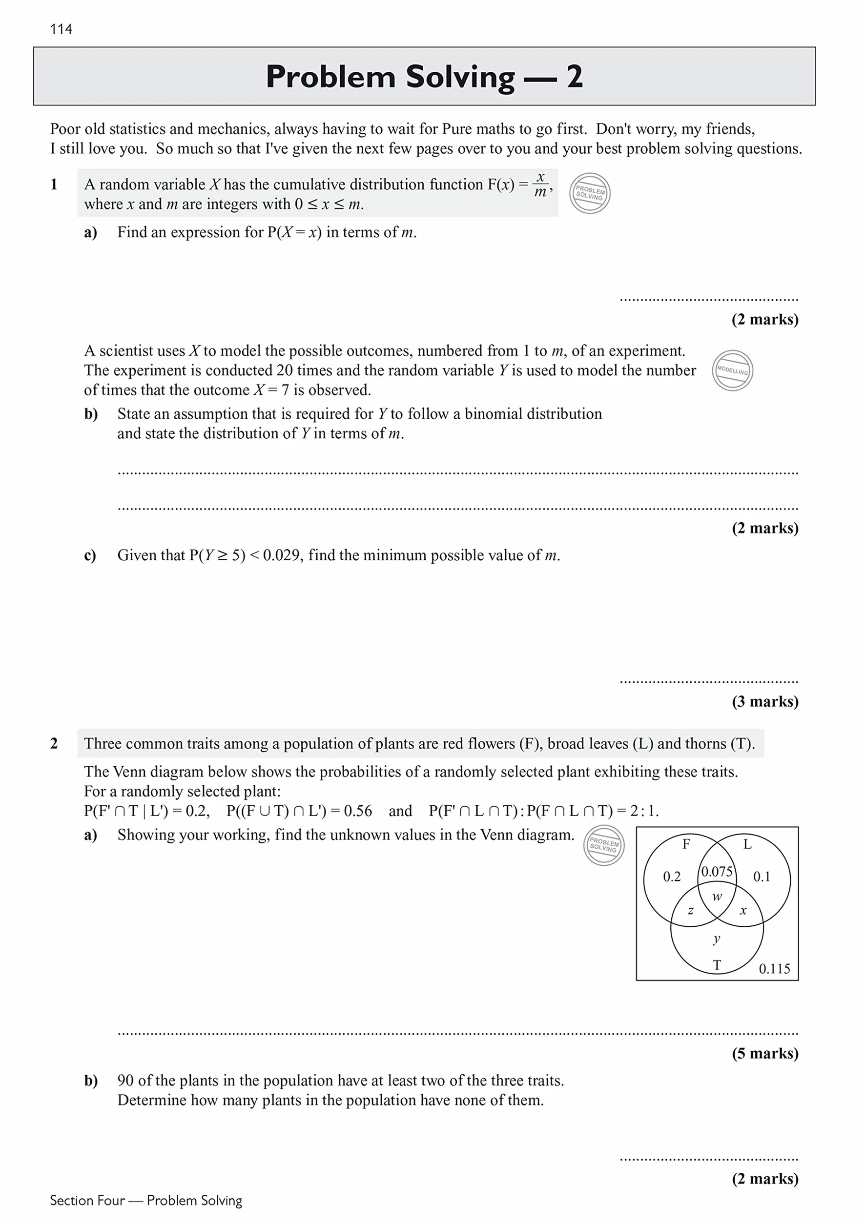 A-Level Maths Edexcel Exam Practice Workbook (includes Answers)
