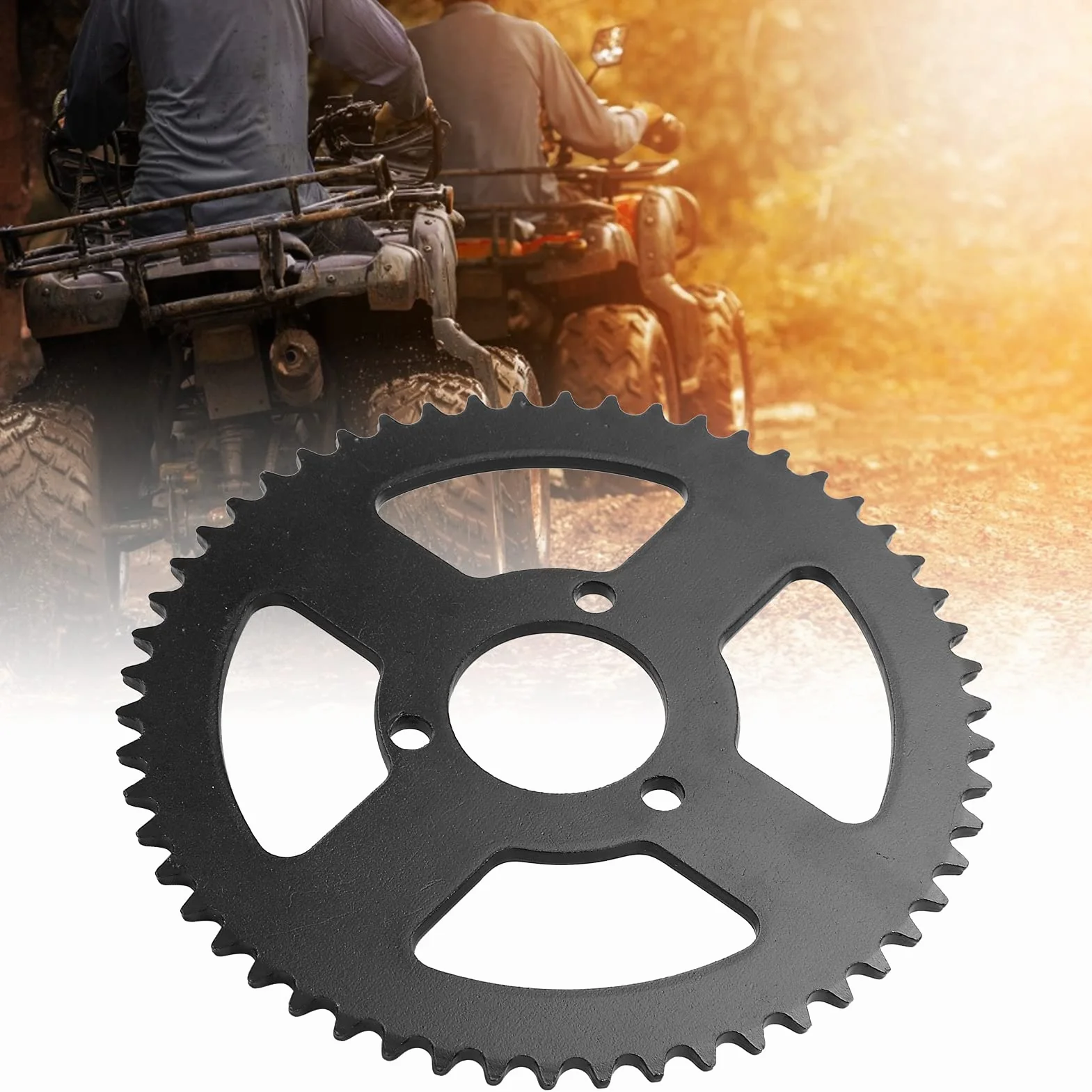 Tylna zębatka łańcuchowa, koło zębate T8F 54T 35mm Zamiennik tylnej czarnej stalowej zębatki do gokartów motocyklowych ATV