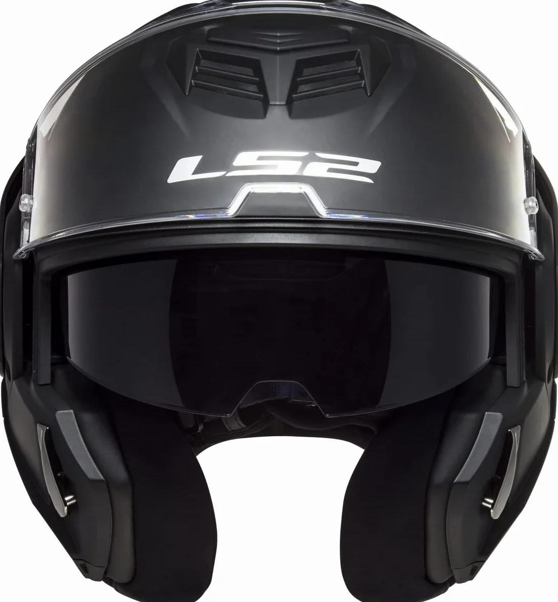 LS2 Modułowy kask motocyklowy ADVANT solid black mat L