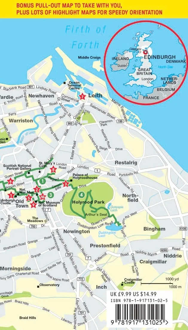 Edinburgh Marco Polo Pocket Travel Guide - with pull out map