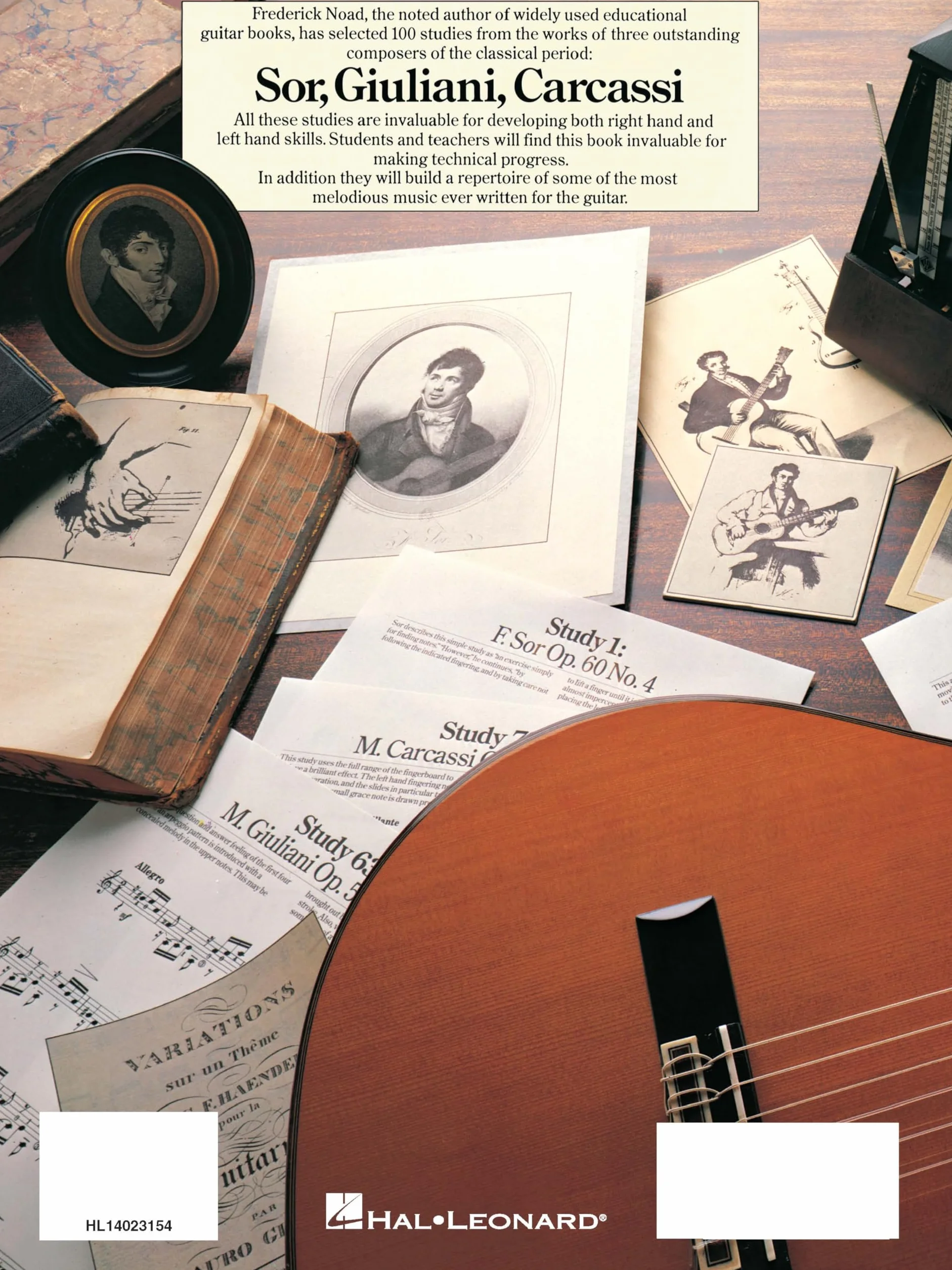 Frederick noad : 100 graded classical guitar studies - guitare: Selected and Graded by Frederick Noad