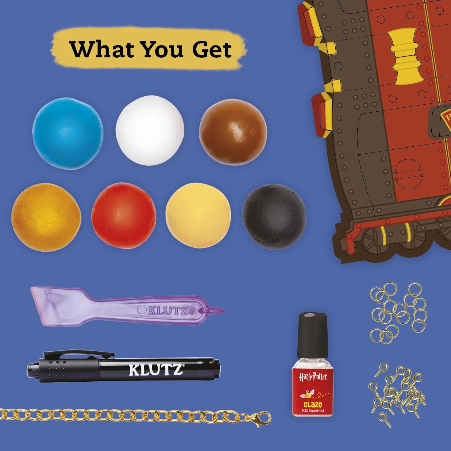 Harry Potter Clay Charms