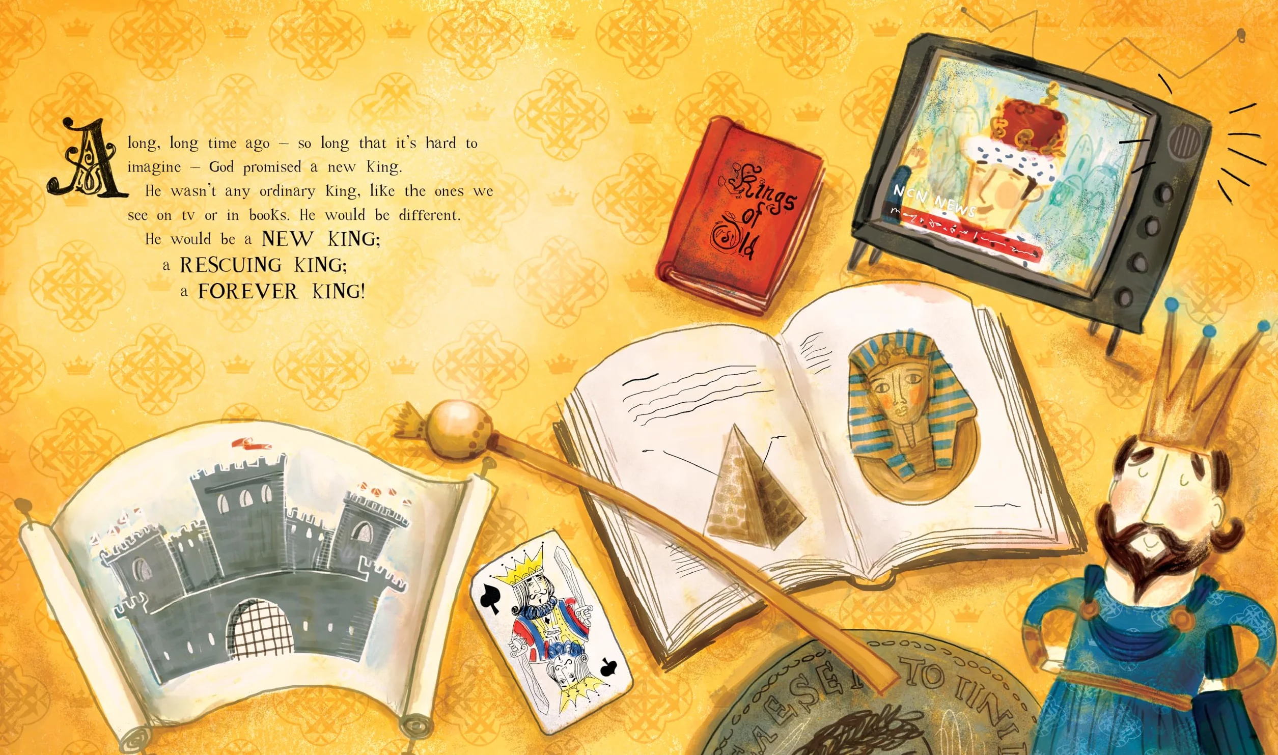 The Christmas Promise Storybook: A True Story from the Bible about God's Forever King