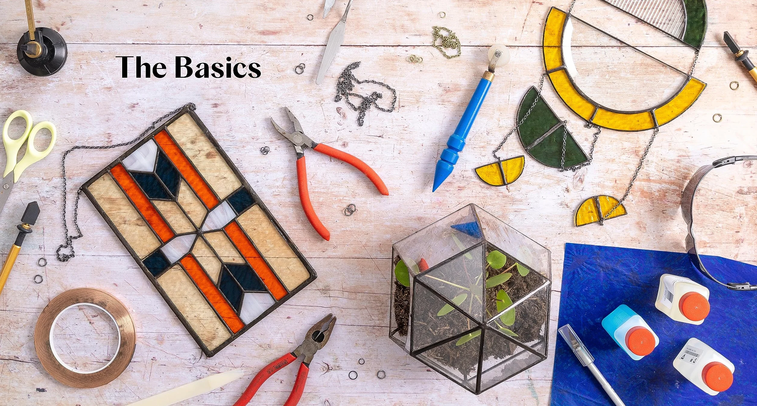 Creative Stained Glass: 17 Step-By-Step Projects for Stunning Glass Art and Gifts: 4