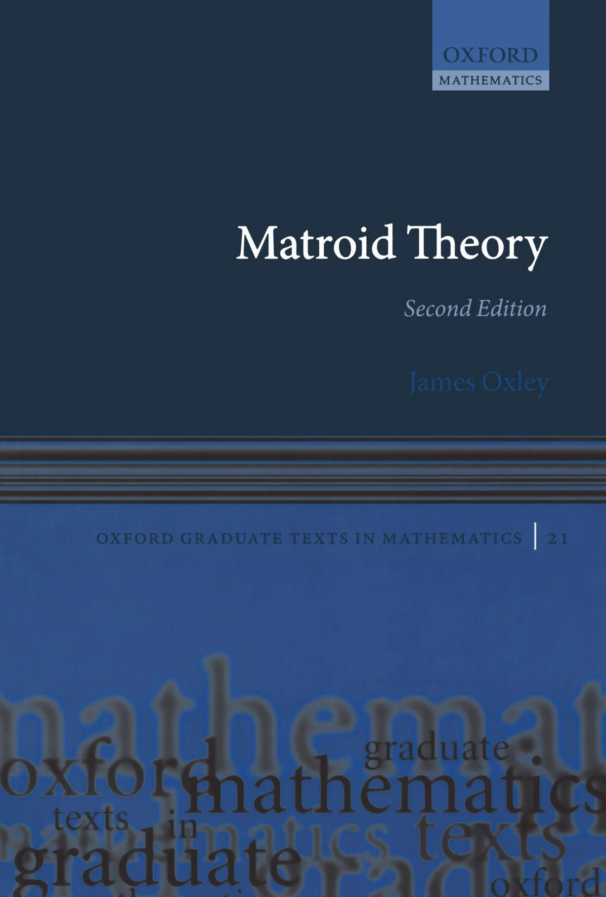 Matroid Theory: 21