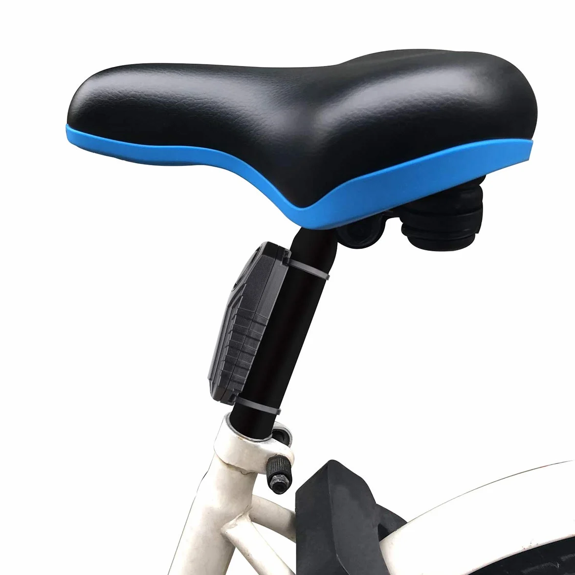 Mengshen Bezprzewodowy alarm antykradzieżowy do roweru, motocykla, wodoodporny IP55, 113 dB, czarny