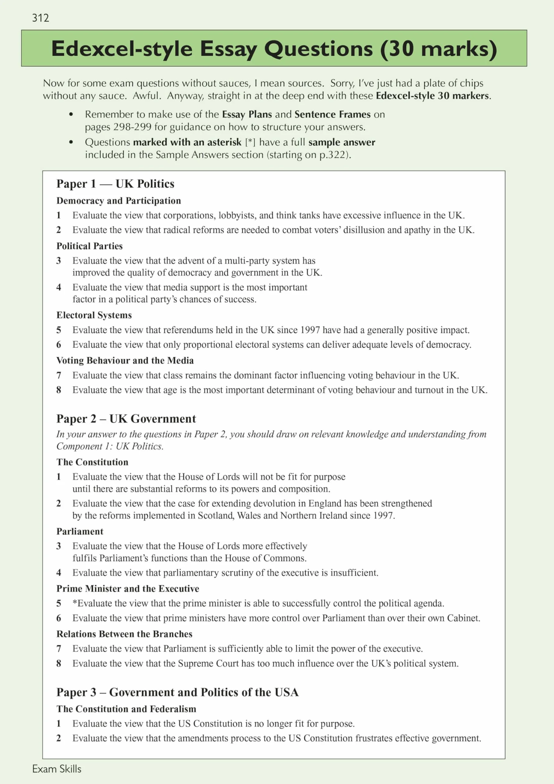 A-Level Politics: Edexcel & AQA Complete Revision & Practice (with Online Edition)