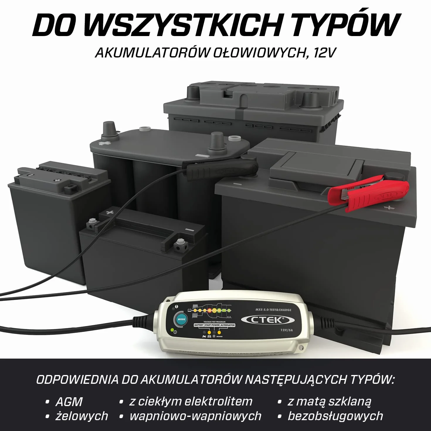 CTEK 56-308 Ładowarka do akumulatorów z adapterem