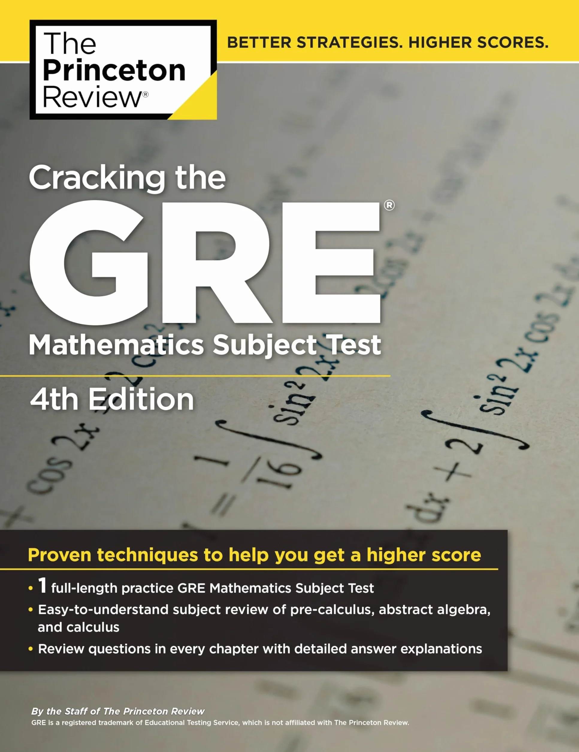 Cracking the GRE Mathematics Subject Test, 4th Edition: 4